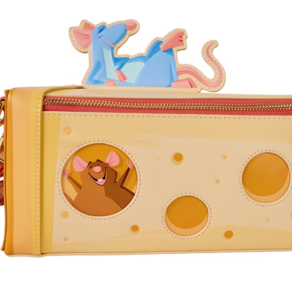 Ratatouille Charcuterie Cheese Figural Crossbody Bag